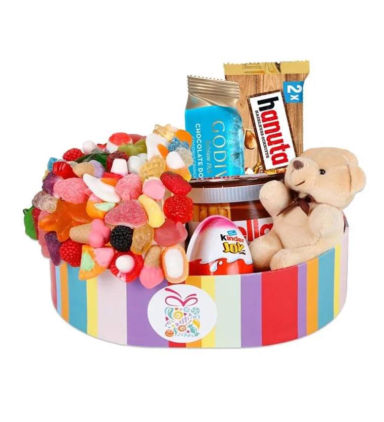 Unicorn Peluşlu Jelly&Çikolata Kutusu v2 - Bingöl çiçek siparişi