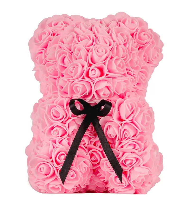 Little Teddy Rose Bear - Pembe Gül Ayıcık - Aksaray çiçek siparişi