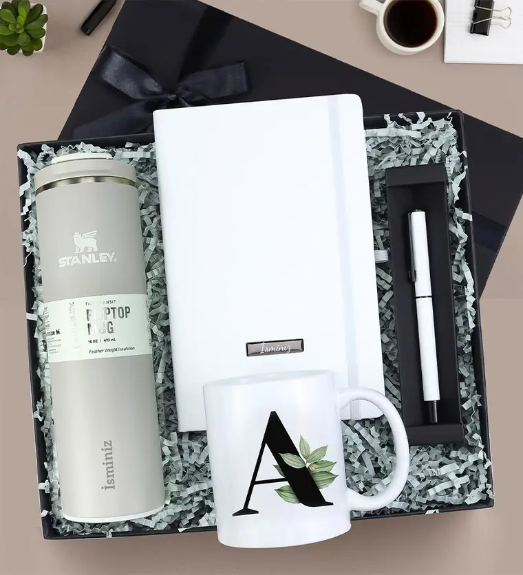 Stanley Termos & Defter & Kalem & Kupa Premium Hediye Seti - Bitlis çiçek siparişi