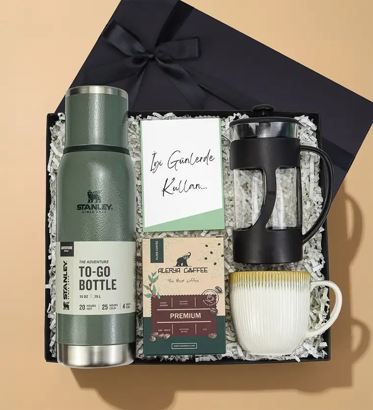 Stanley Termos French Press Filtre Kahve Kupa Hediye Seti - Bitlis çiçek siparişi