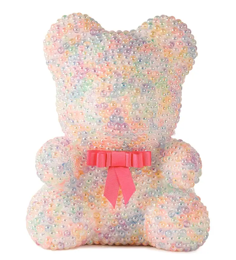 Teddy Pearl Bear - Soft Parlak İnci Ayıcık - Aksaray çiçek siparişi