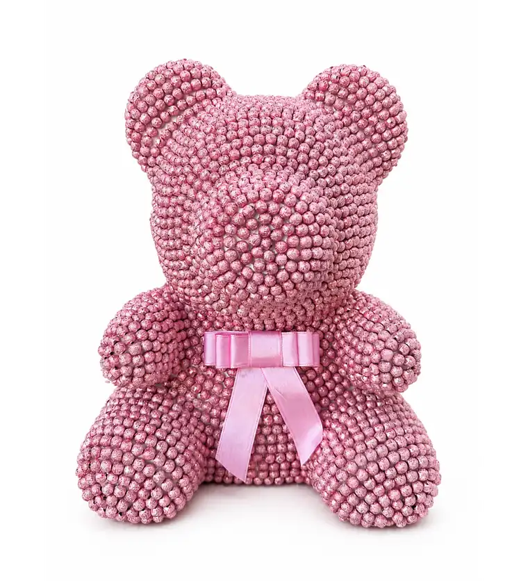 Teddy Pearl Bear - Pembe İnci Ayıcık - Aksaray çiçek siparişi