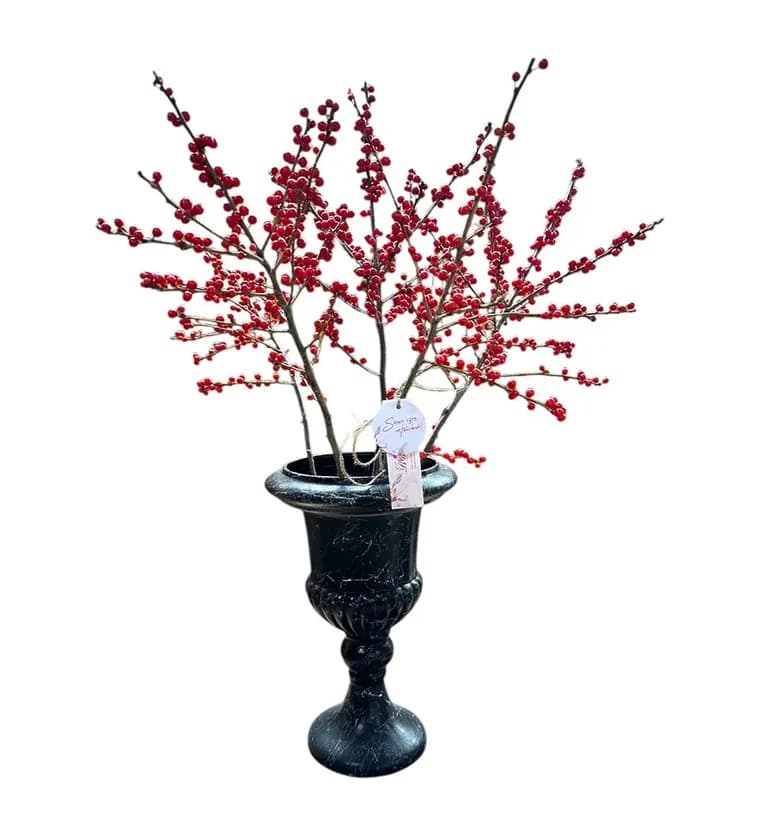 Yılbaşı Çiçeği: Ilex Aranjmanı - Kocaeli çiçek siparişi