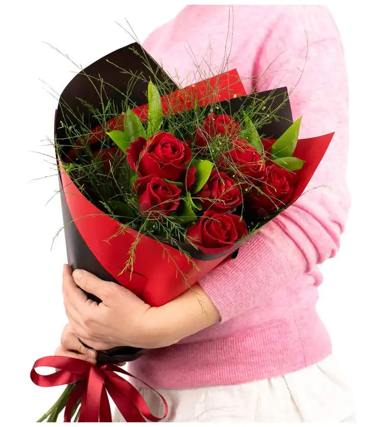 You Are My Flower - 7'li Kırmızı Gül Buketi - Bitlis çiçek siparişi